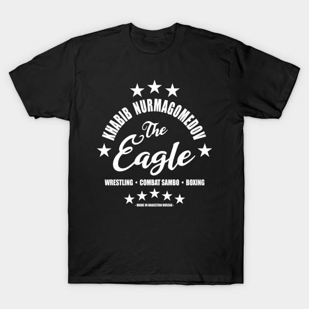 Khabib The Eagle Nurmagomedov T-Shirt by SavageRootsMMA